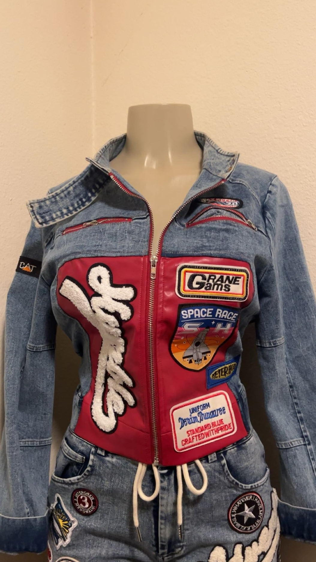 Denim Patch Jacket