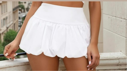 Bubble Silk Skort