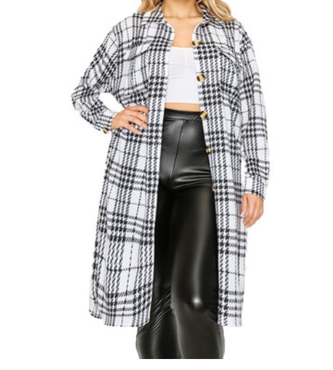Plus Size Shacket