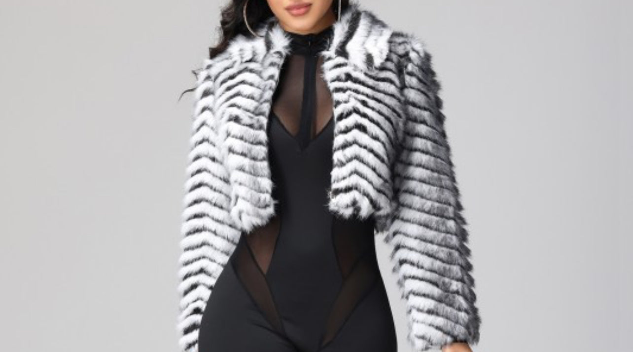 Zebra Style Fur