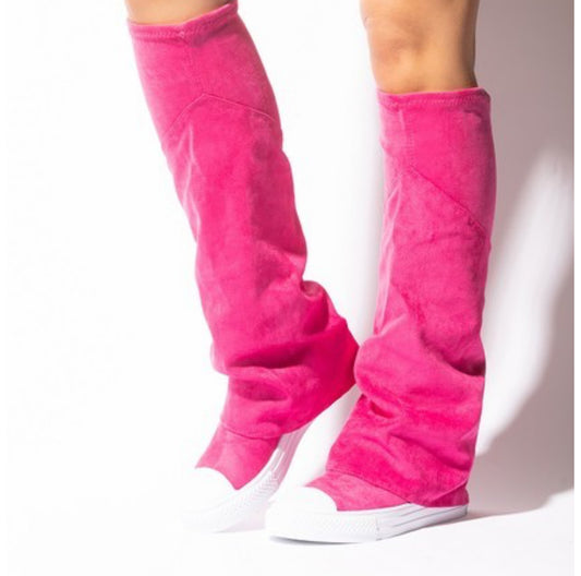 Pink Slouch Boots