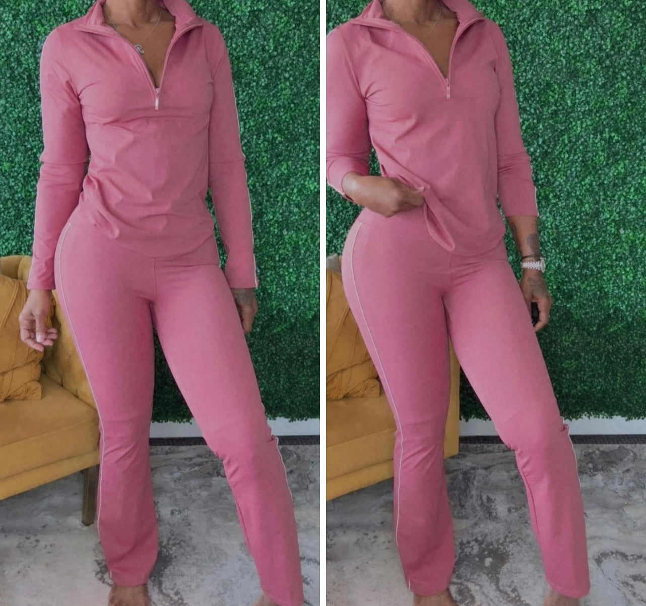 Quarter Zip Set