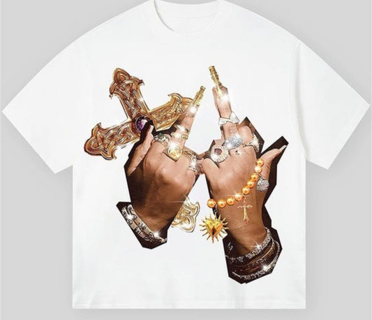 Fingers Up Graphic T