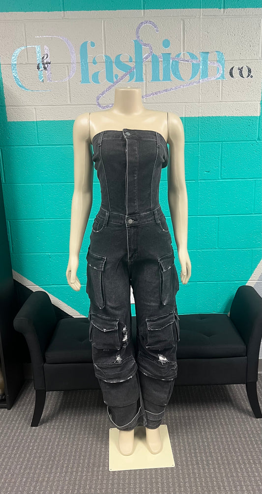 Acid Cargo Jumpsuit